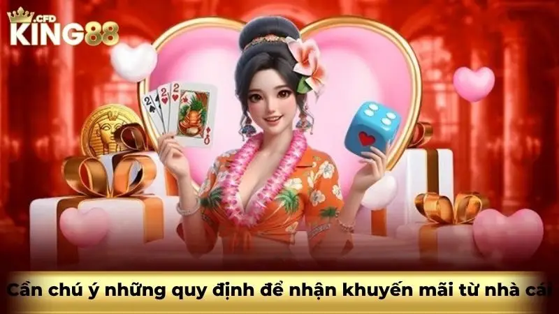 Những lưu ý khi nhận chương trình khuyến mãi King88
